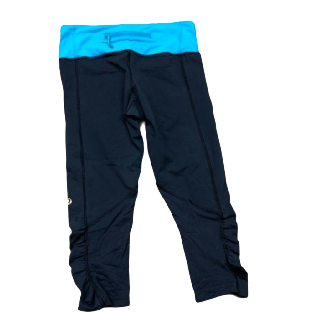 Lululemon Ruched Cropped Capri Leggings 6